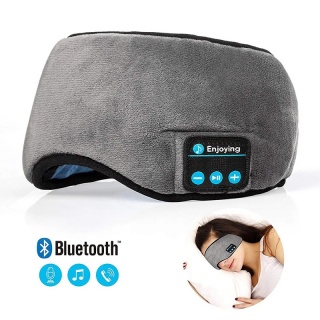 Máscara para Dormir - Bluetooth - Cinza 