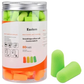 Protetor Auricular - Esolom - 34 dB - 80 pares - Colorido Protetores Auriculares