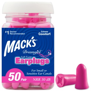 Protetor Auricular - Macks Dreamgirl - 30 dB - Pote 50 pares 