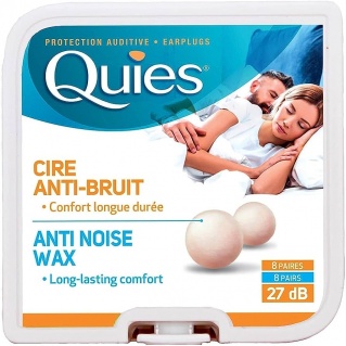 Protetor Auricular - Quies Wax - 8 Pares - 27 dB 